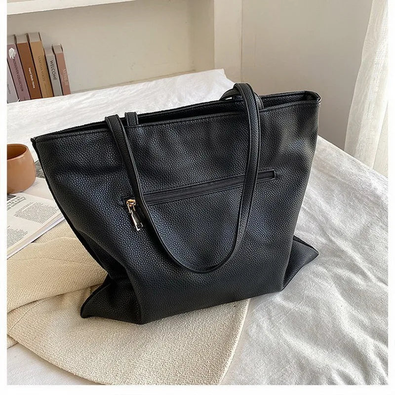 Sequined Women Shoulder Bags Large Capacity Tote Bag Girl Pattern Handbag