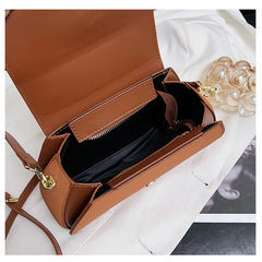 Vintage Crossbody Bag for Women PU Leather Ladies Handbag