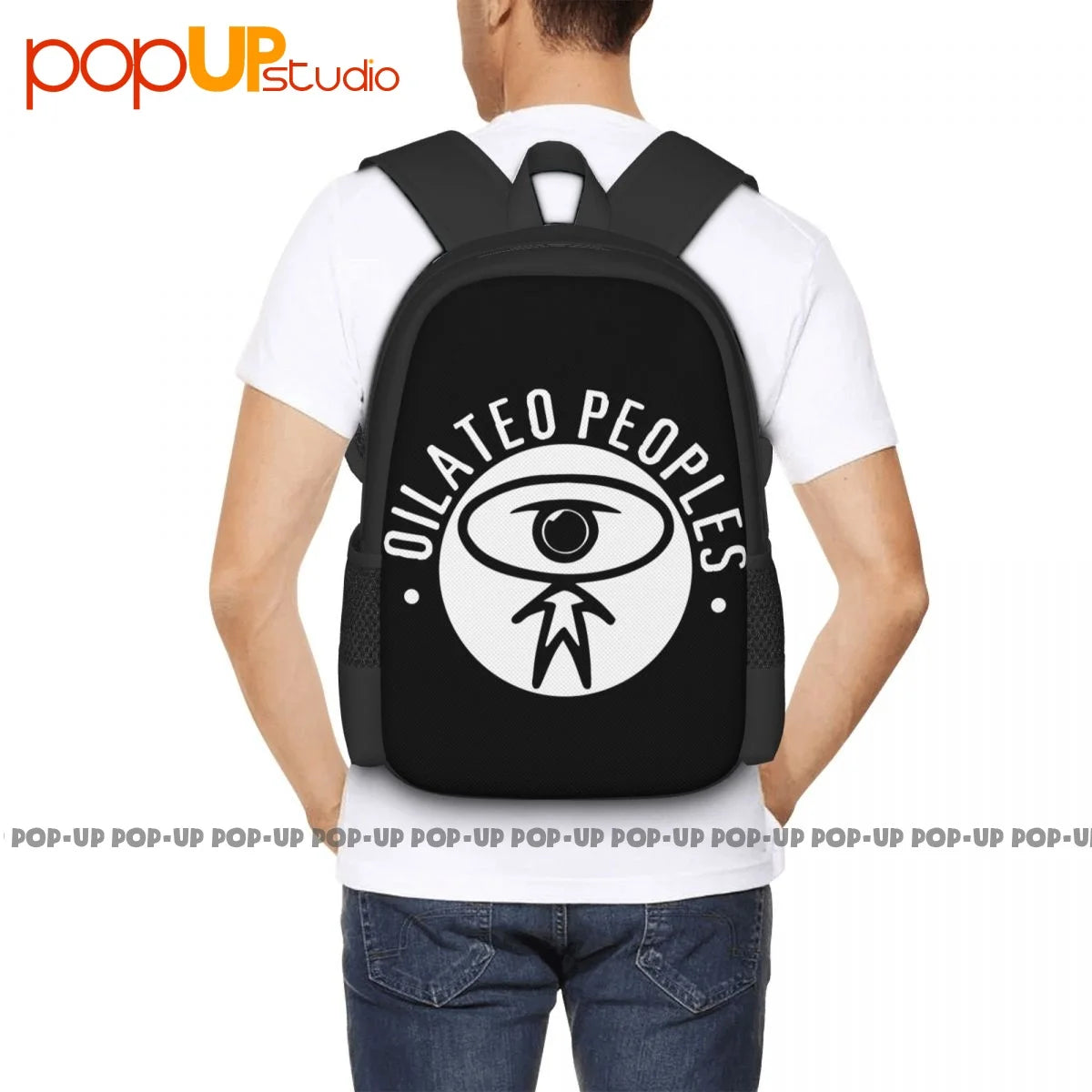 Dilated Peoples Underground Hip Hop Backpack Large Capacity Shopping Bag