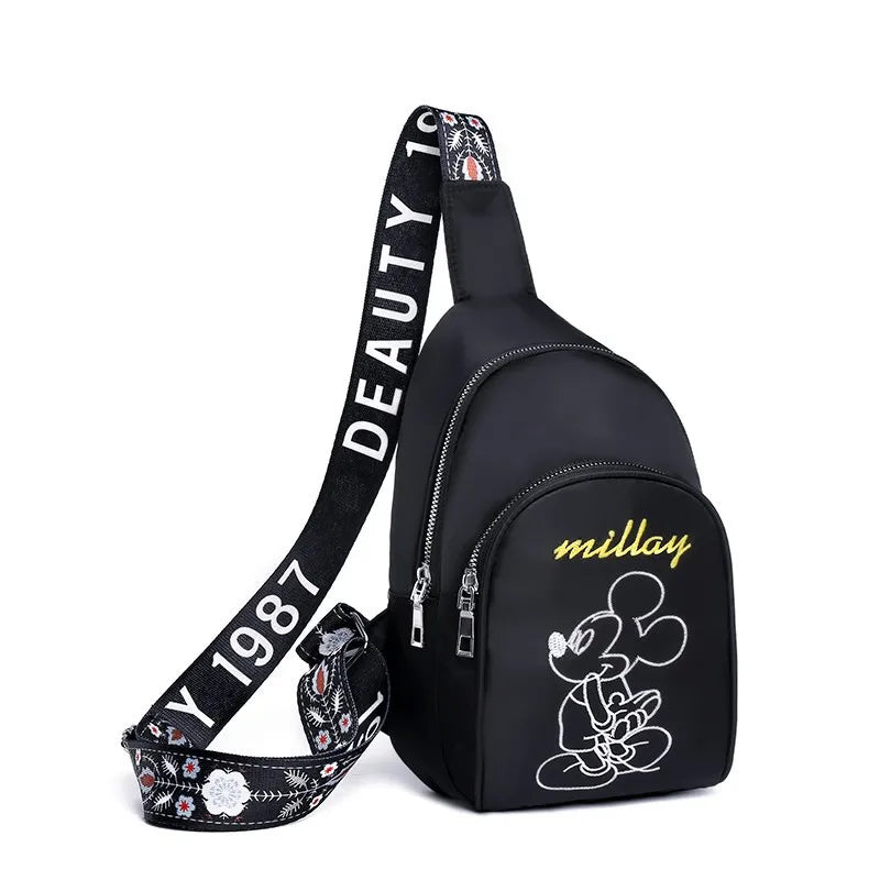 Cartoon Women's Waist Bag Large-capacity Multi-functional Chest Bag