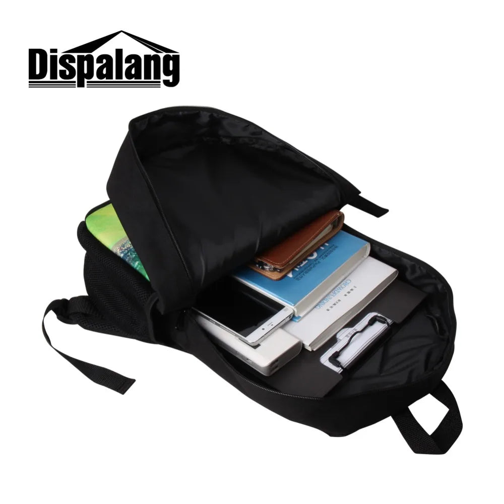 Boys 3D Printed Basketball Backpack Lightweight School Bookbags
