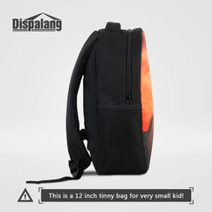 Backpack First Grade Rugbyball Footballs Prints Schoolbag