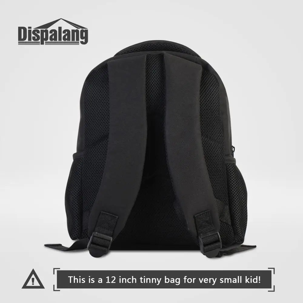 Backpack First Grade Rugbyball Footballs Prints Schoolbag