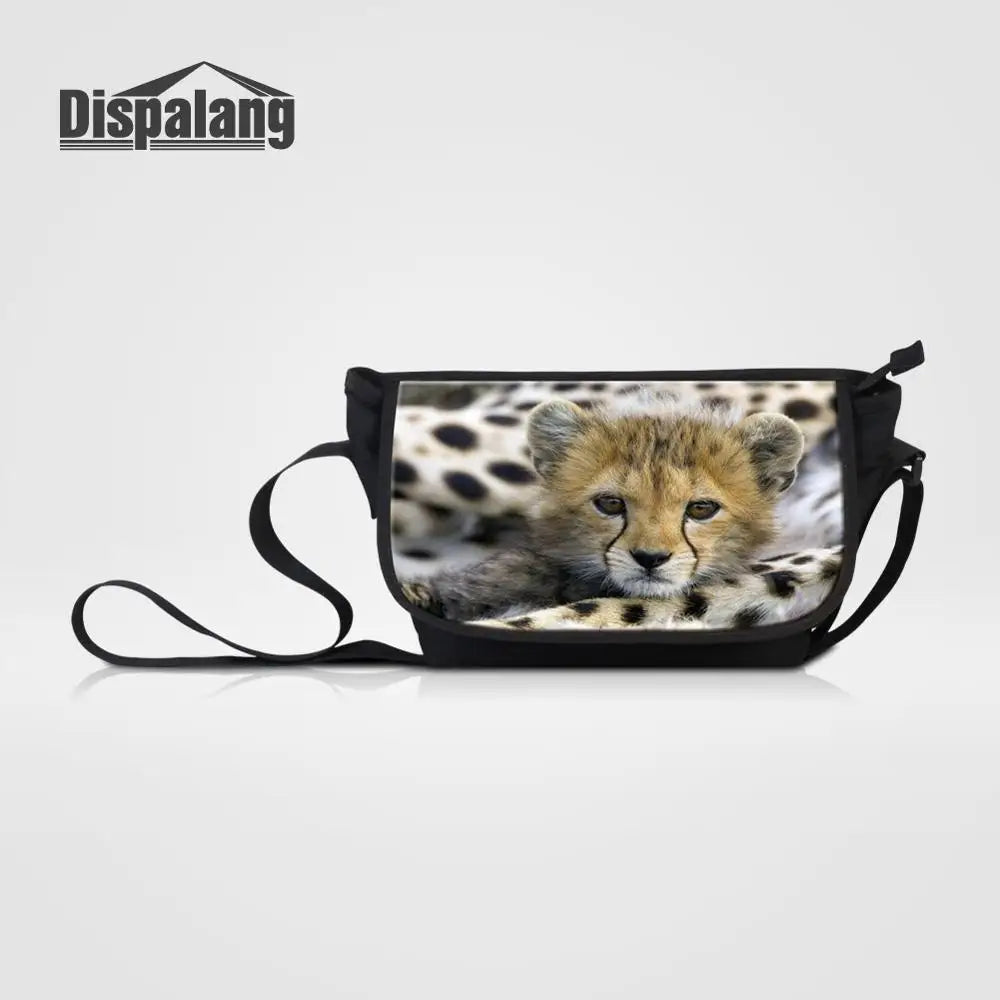 Leopard Prints Crossbody Bags for Ladies Women Messenger Bags Casual Travel Bag