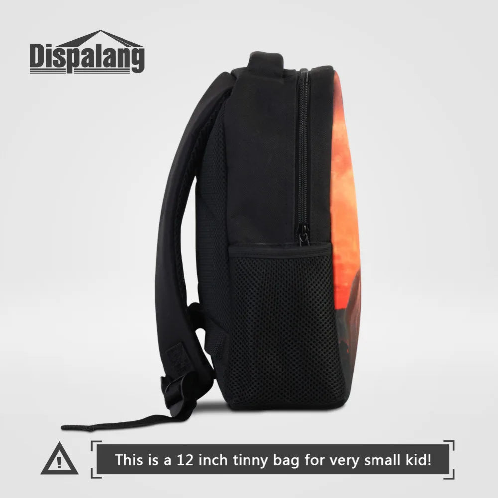 Mini Animal Horse Print School Backpack for Kids