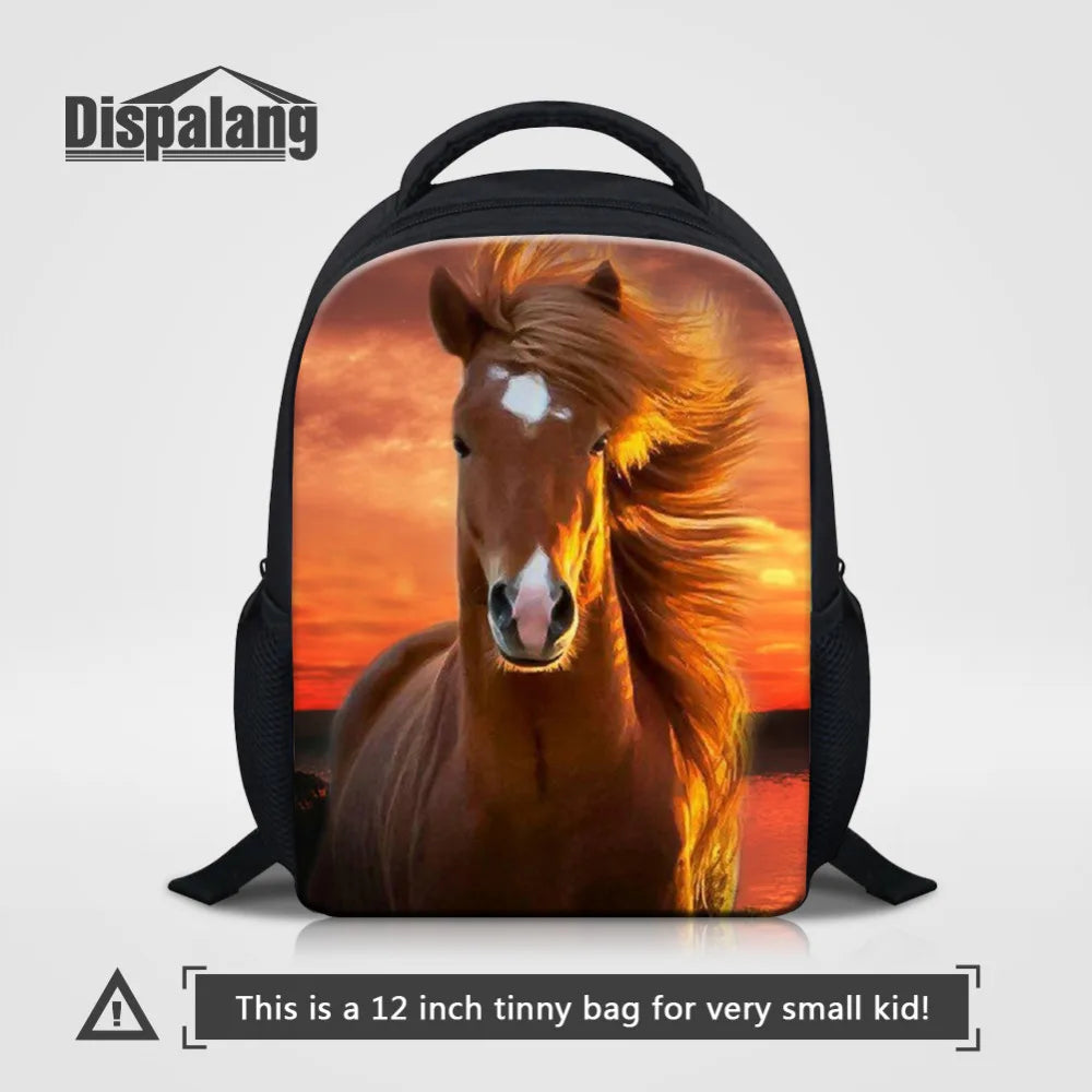 Oxford School Bags Animal Pet Dog Print Backpack for Kids