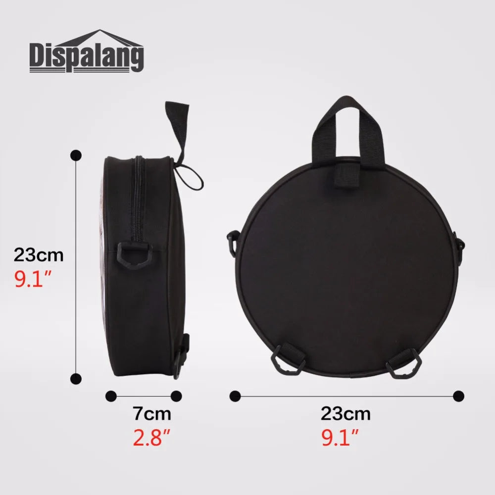 Striped 9-inch Small Round Bag For Kids Preschool Schoolbag