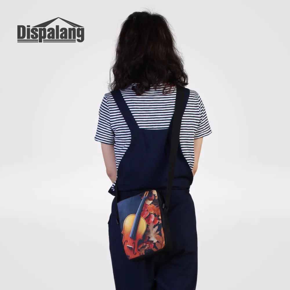 Striped Print Shoulder School Bag Female Crossbody Bag Customize