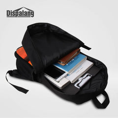 Wolf Print Backpack Men Women Mochila Lightweight School Bags Kids sac a dos