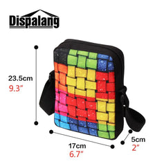 Pisces Constellations Mini Messenger Bag Boys Crossbody Shoulder Satchel