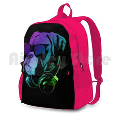 Dog Hiking Backpack Waterproof Camping Travel Bulldog Boxer