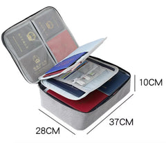 Flamingo Print Documents Storage Bag for Travel