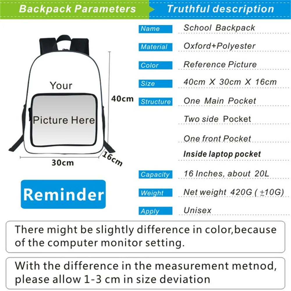 Dogecoin Backpack Children Bags Unisex Travel Backpack Students