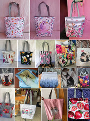 Double Cat Women's Bag All-Match Tote Bags Practical Handbag Casual Packs