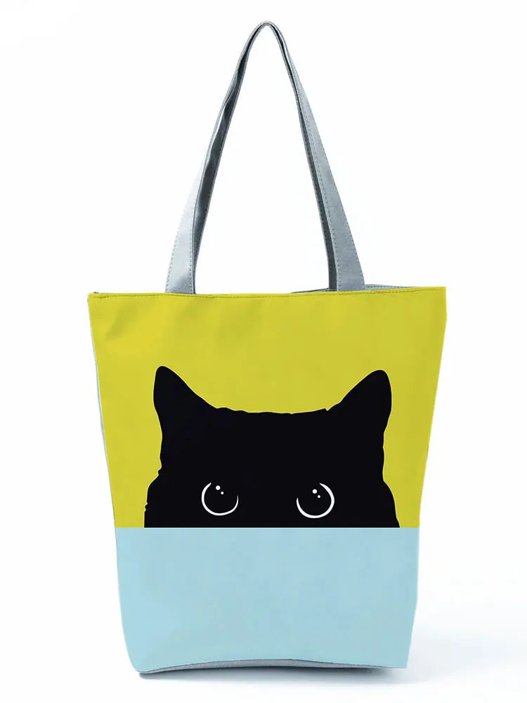Double Cat Women's Bag All-Match Tote Bags Practical Handbag Casual Packs