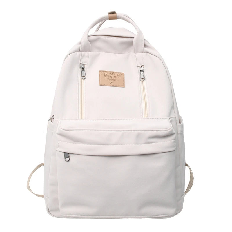 Double Zipper Backpack for Girls Teen