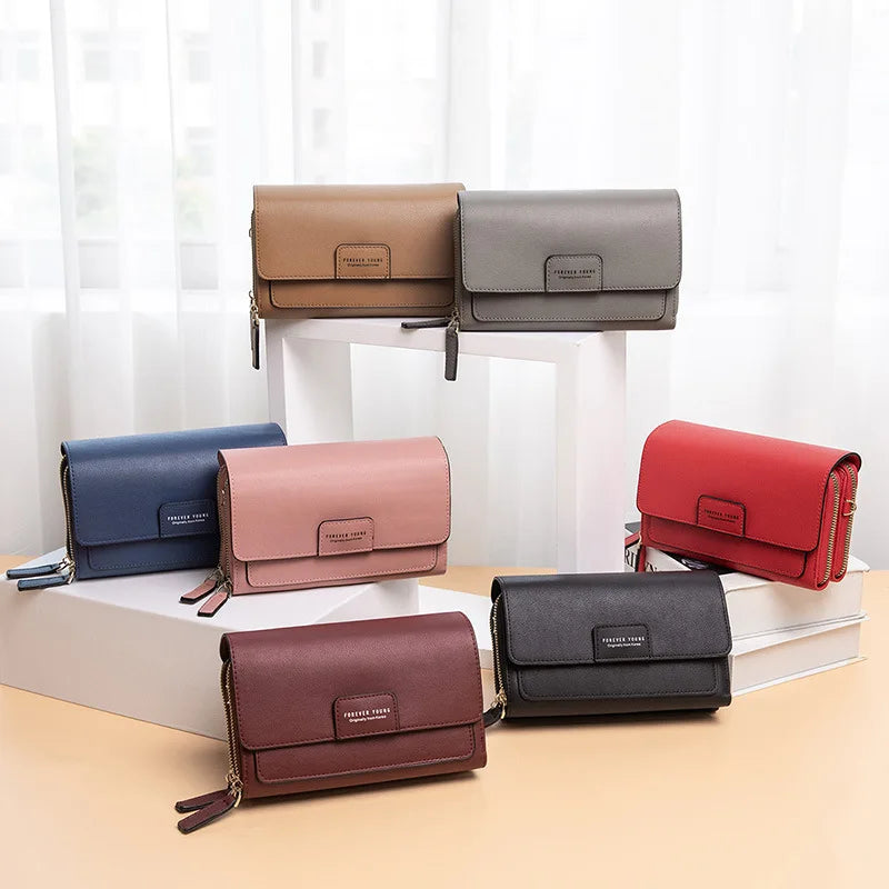 Small Cellphone Hand Bag Female Shoulder Bags Leather Mini Crossbody
