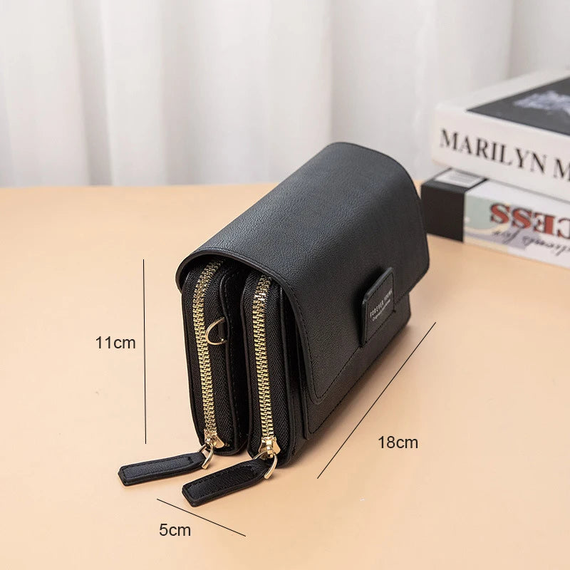 Small Cellphone Hand Bag Female Shoulder Bags Leather Mini Crossbody