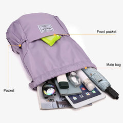 Drawstring Bag Backpack Lightweight Oxford Cloth Shoulders Bag