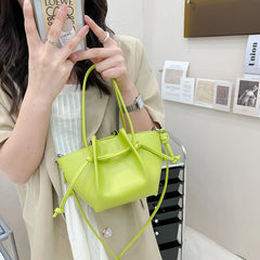 Drawstring Bucket Bag Shoulder Bags for Women Tote Girls