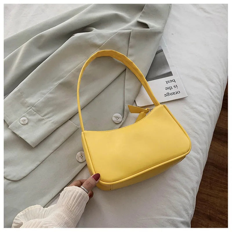 Retro Handbag Soft Leather Shoulder Bag