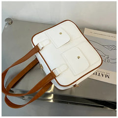Women's Briefcase Shoulder Bags Solid Crossbody Bags