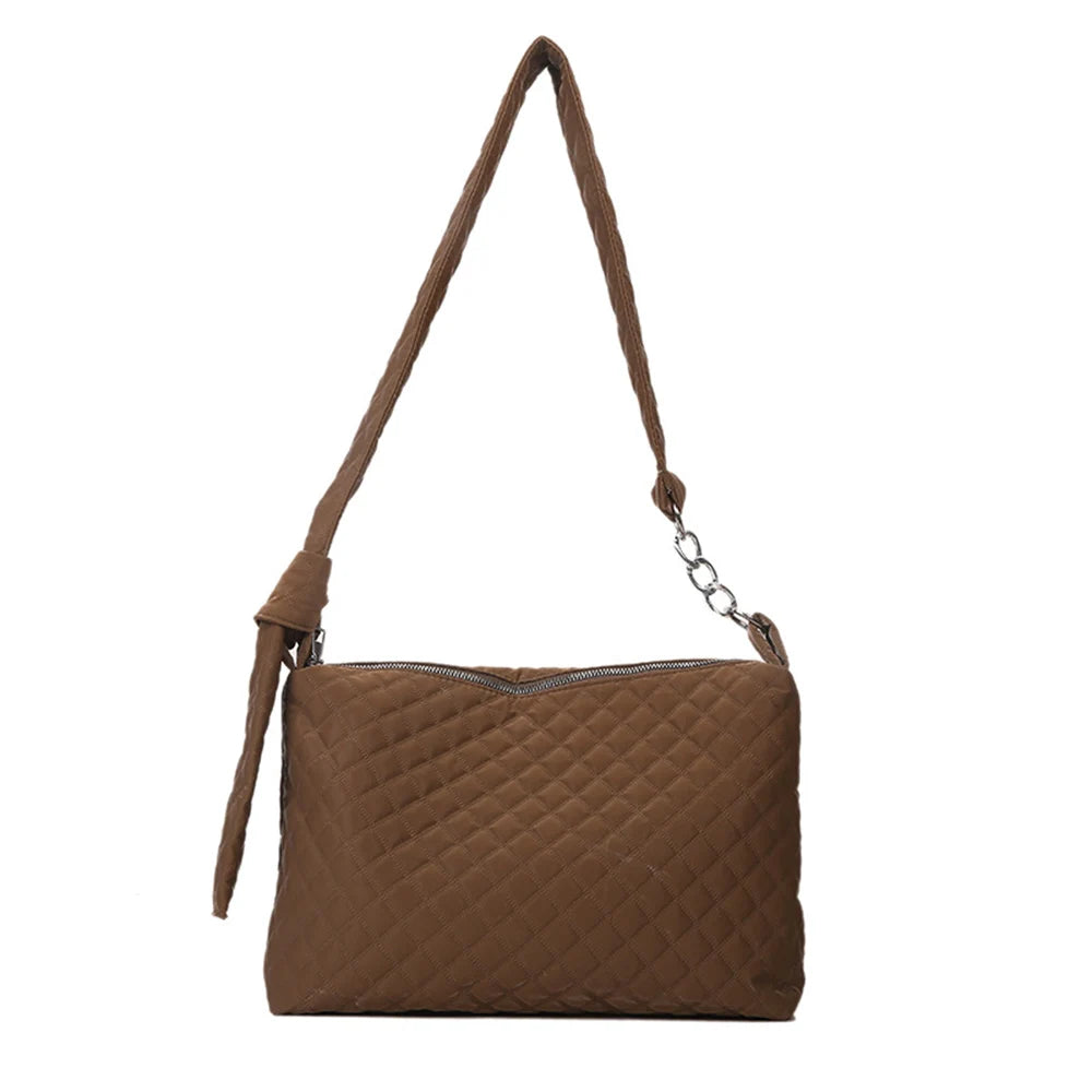 Women Shoulder Bags Diamond Crossbody Texture Shopping Casual Bag