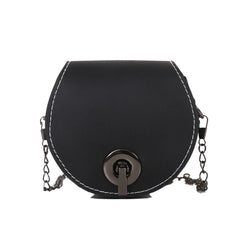 Retro Mini Shoulder Bags For Women Pu Leather Messenger Bag Chain Lipstick Bag