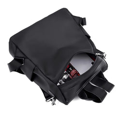 Women Backpack Oxford Bag Cat Pendant Travel Backpack