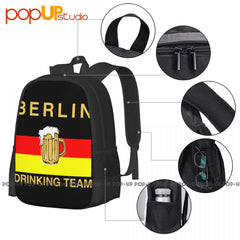 Berlin Souvenir Backpack Large Capacity Portable Bag