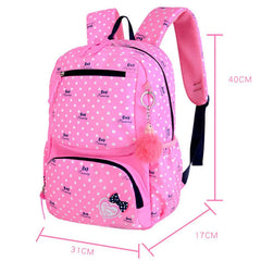 3pcs Printing School Bags Kids Backpack for Girls Student Mochila Sac
