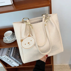 Women's Large Capacity Tote Bag for Work and Commuting