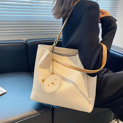 Women's Large Capacity Tote Bag for Work and Commuting