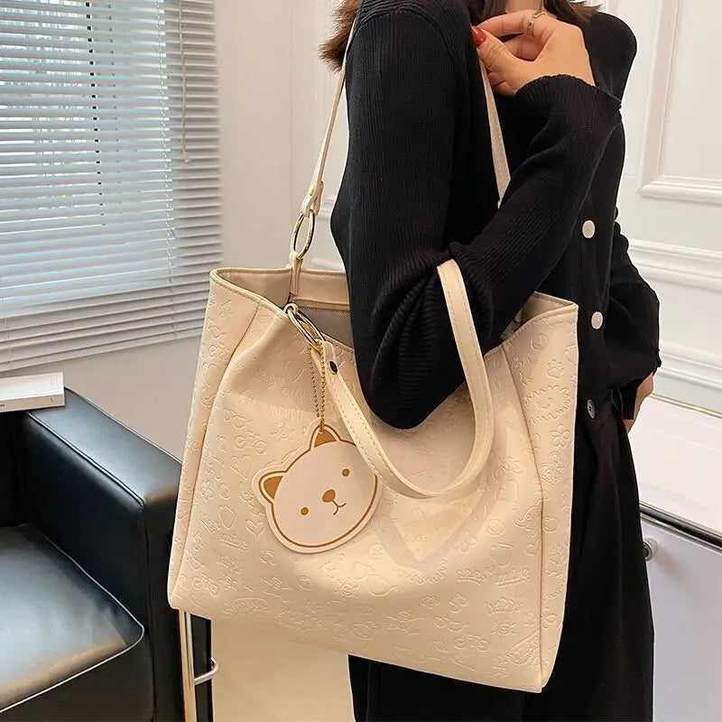 Women's Large Capacity Tote Bag for Work and Commuting