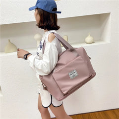 Women's Duffle Bag with Wet Separation for Yoga Fitness, Large Capacity Travel