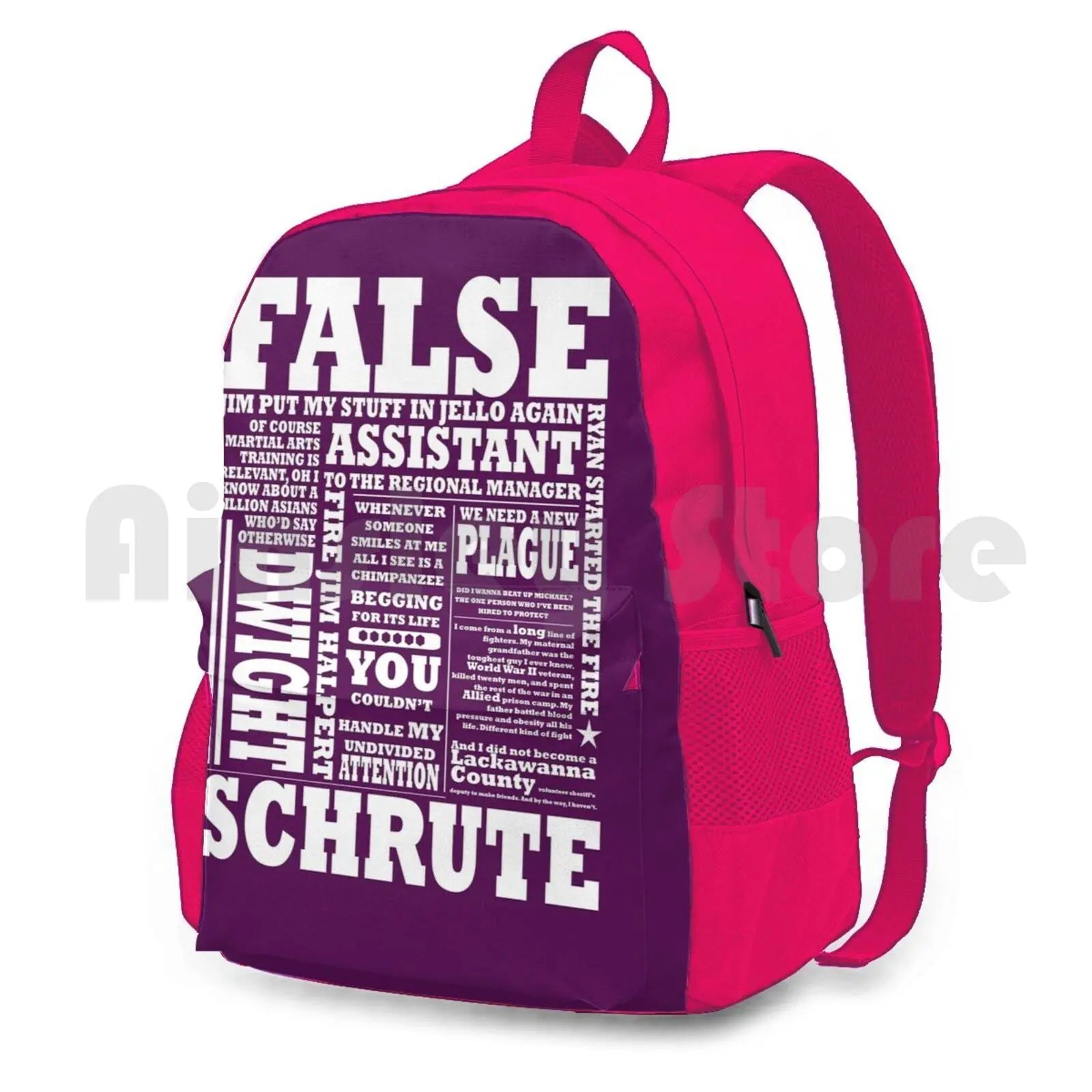 Dwight Schrute Backpack Waterproof Camping Travel