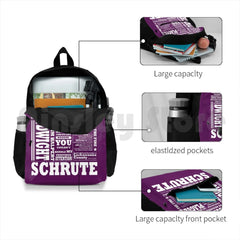 Dwight Schrute Backpack Waterproof Camping Travel