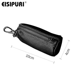 Leather Key Holder Wallet with Key Rings