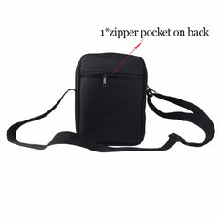 Cartoon Print Messenger Bag for Kids, Small School Crossbody Shoulder Bag