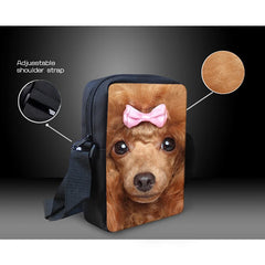 Cartoon Bear Nurse Bag Teen Crossbody Girls Shoulder Bookbag