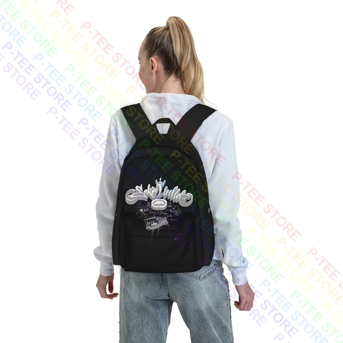 Ecko_Unltd Large Capacity Backpack for Swimming and Sports