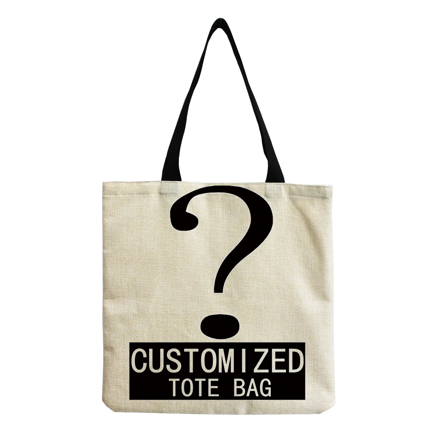 Eco Friendly Shoulder Bag Love Heart Print Tote Bag Women