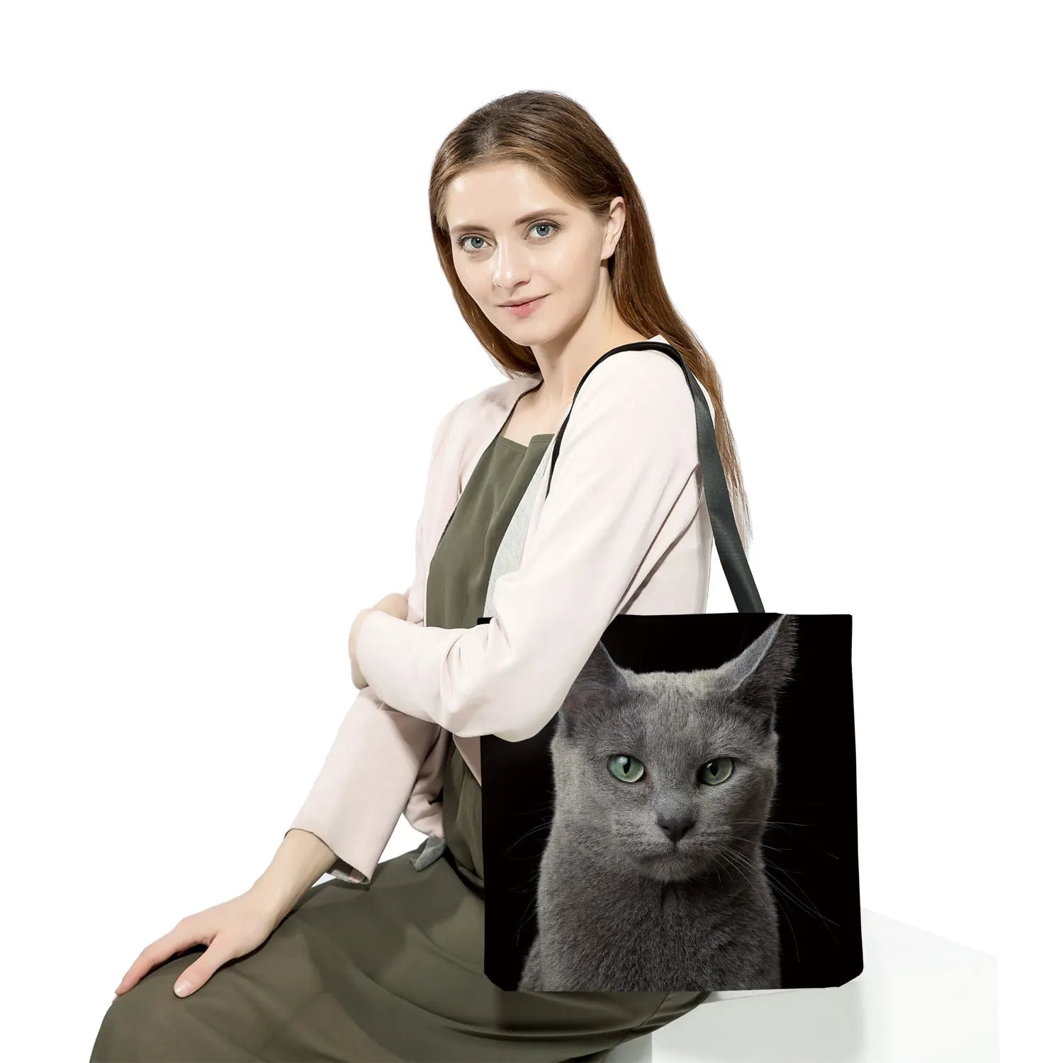 Eco-Friendly Animal Print Women Shoulder Bag