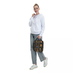 Egyptian Hieroglyphs & Deities Lunch Box - Insulated Bag for Kids