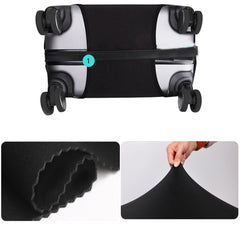 Elastic Dust Cover Love Printed Luggage Case 18-28 Sizes