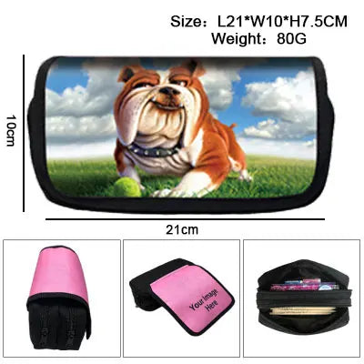 Horse Print Large Pencil Bag School Supplies Stationery