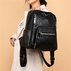 Leather Backpack for Women High Quality Shoulder Bag