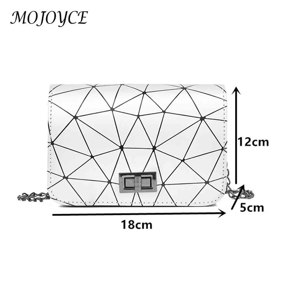 Geometric Printing Shoulder Bag Daily Crossbody Chain Handbag