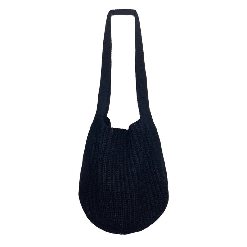 Large Capacity Tote Bag Solid Handbag Shoulder Bag Stray Bag