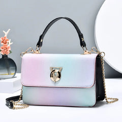 Gradient Print One-shoulder Messenger Bag